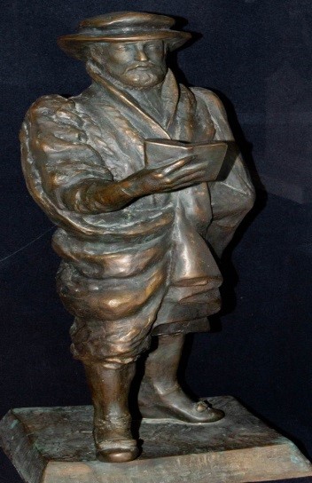 Скульптура “Василий Тяпинский”
Кузнецов А. П. Минск.
1988 г.
Бронза. Литье.
